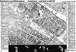 Naziterror und Widerstand : Ereignisse und Ort im Wrangelkiez und Umgebung